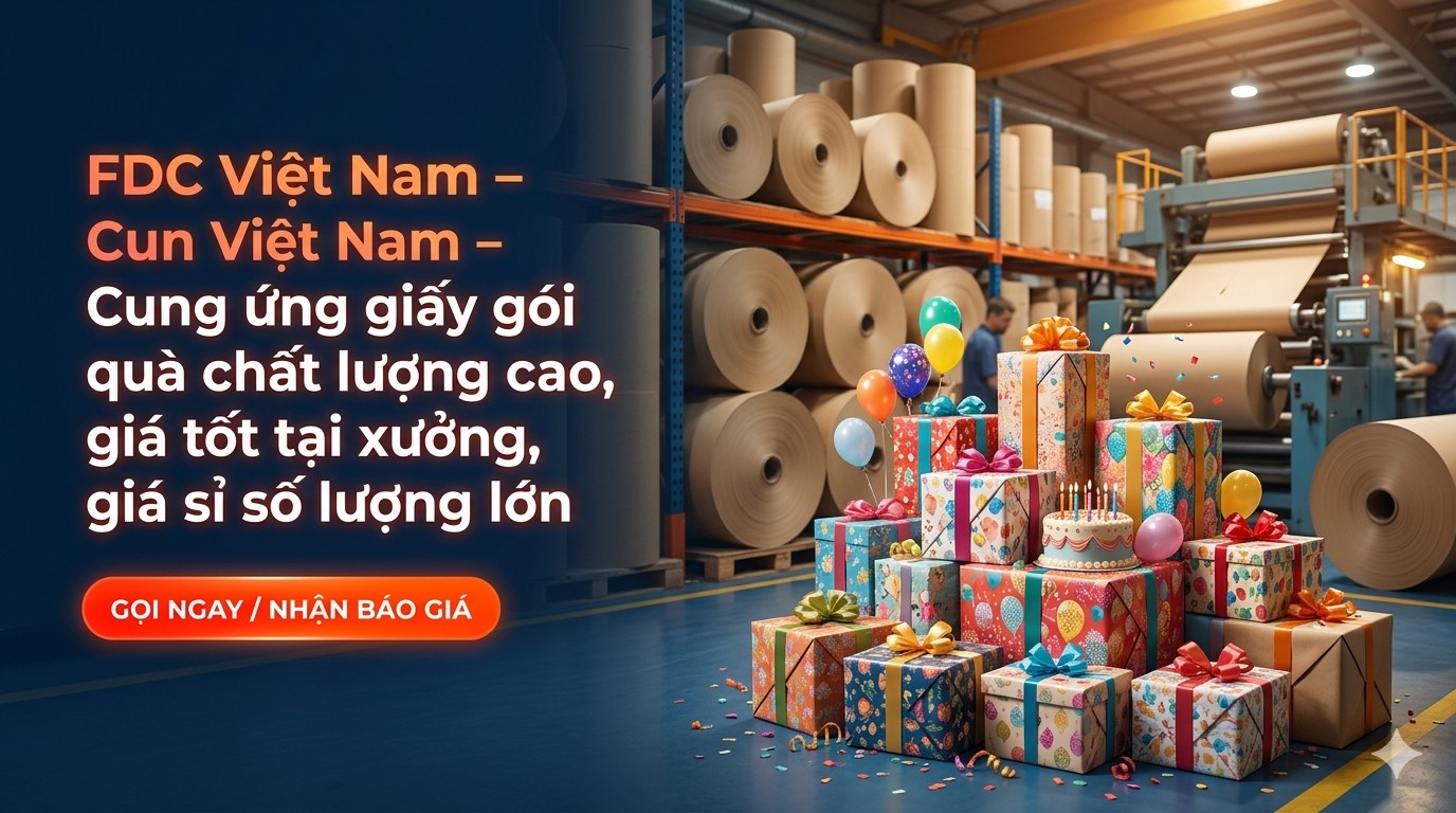 Giấy gói quà sinh nhật