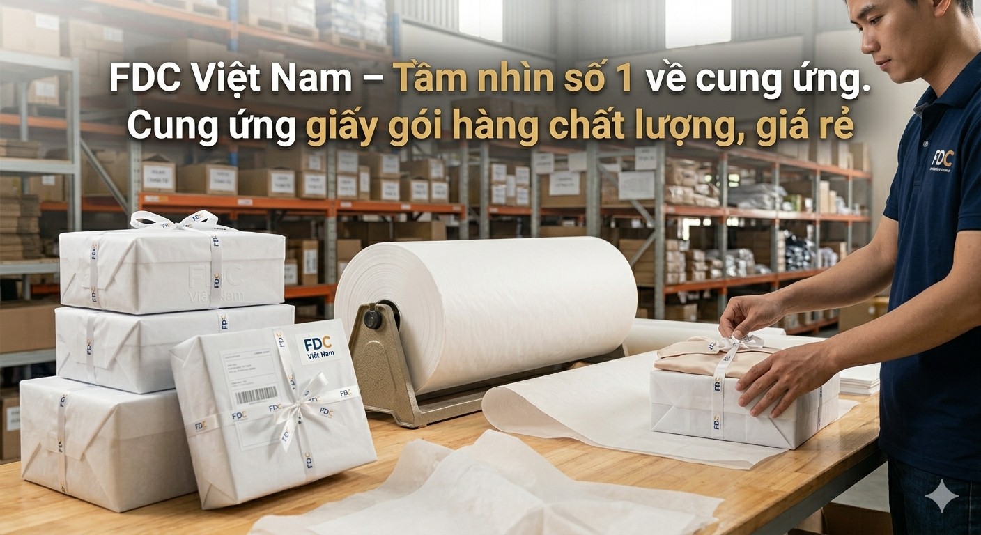 Giấy gói hàng pelure trắng