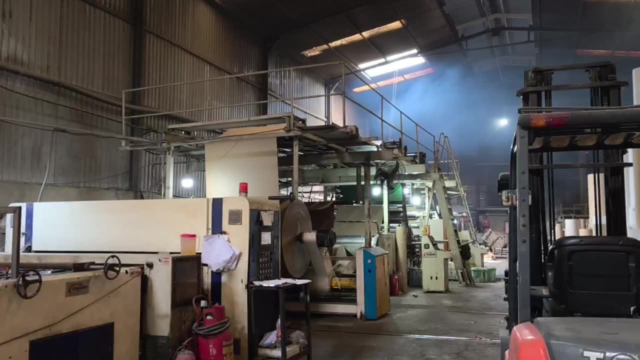 Quy trình sản xuất giấy kraft tại xưởng giấy công nghiệp